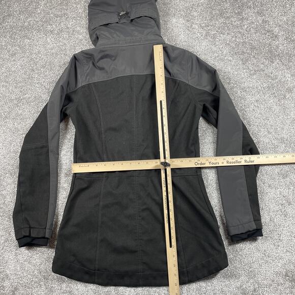 Kuhl Jacket Womens Extra Small Kondor Softshell Detachable Hood Wind Water Black - Picture 10 of 15